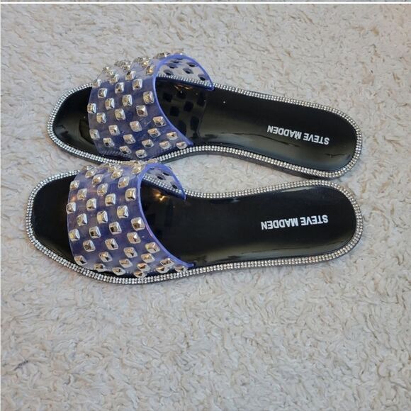 NWOT Steve Madden Jynn Slides New - Picture 2 of 8